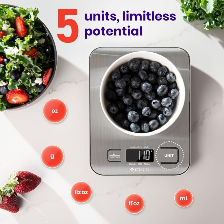 Streamline Your Culinary Creations with the Etekcity Digital Kitchen Scale