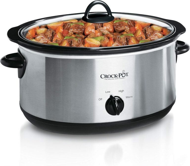 Crock-Pot 7 Quart Oval Manual Slow Cooker: Effortless Cooking for Large Gatherings